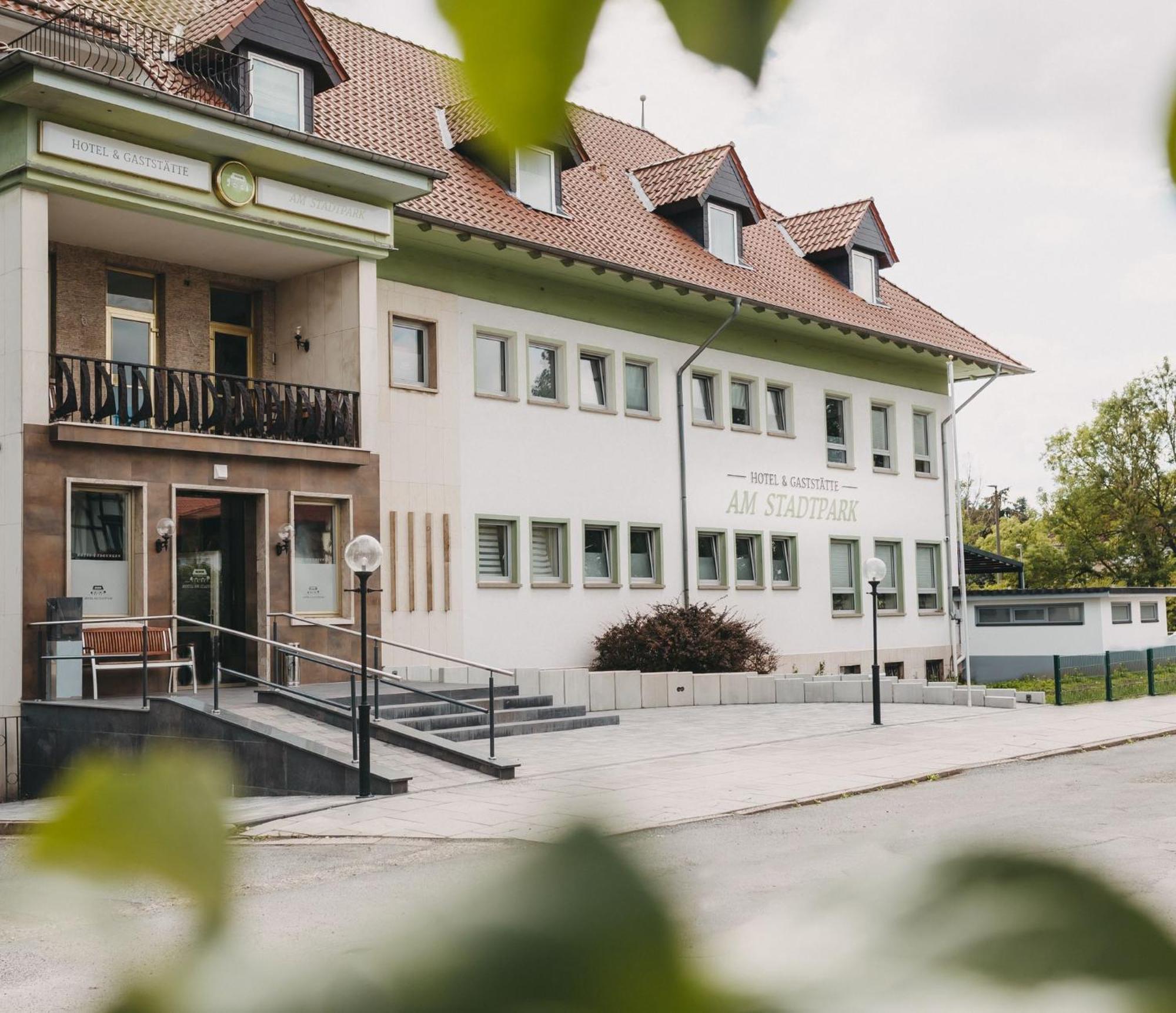 Hotel Am Stadtpark Nordhausen Buitenkant foto